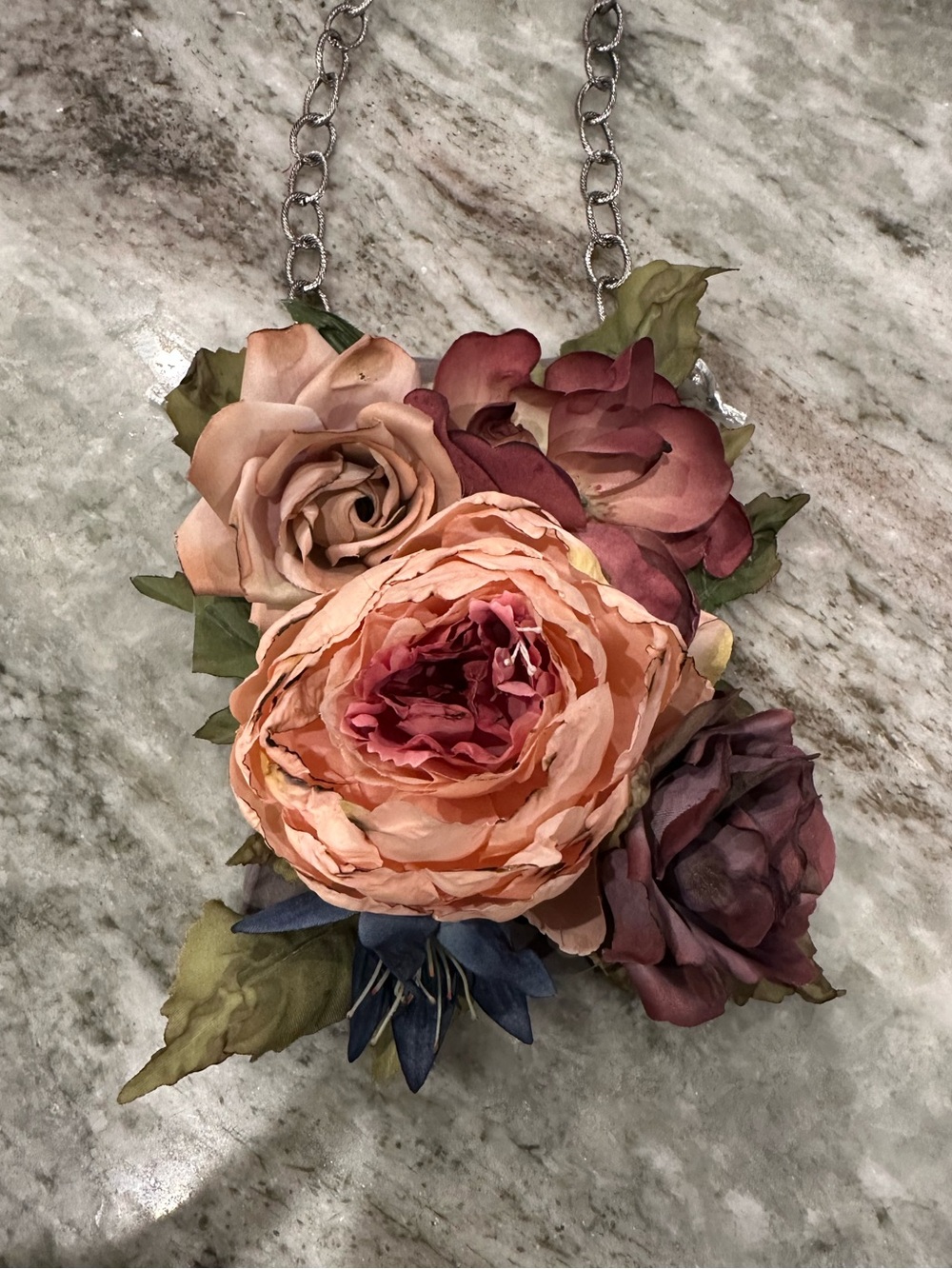Floral Garden phone case necklace